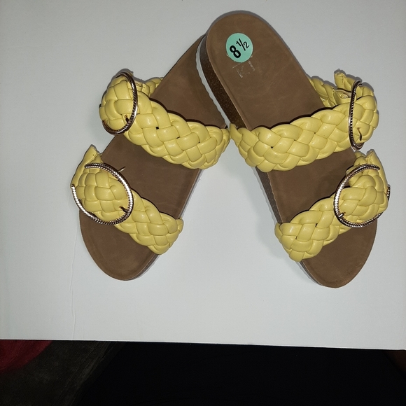 Braided Leather and Suede Sandal - Picture 2 of 5